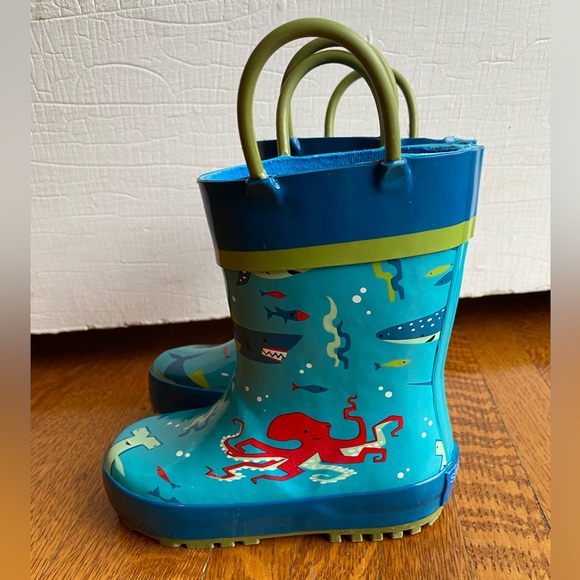 Stephen Joseph kids All Over Print Rain Boots size 6 - Picture 6 of 10